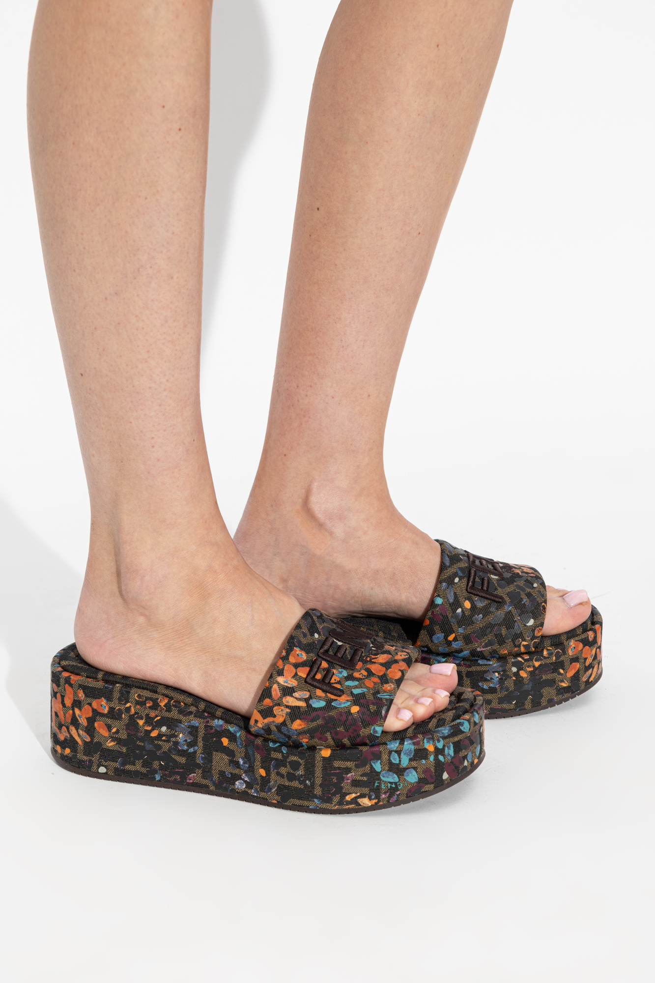Fendi Platform Slides 'Tess' | Women's | Vitkac